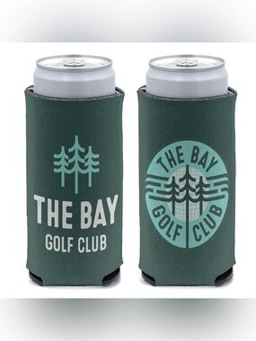 The Bay Golf Club Slim Can Koozie (set of 3)